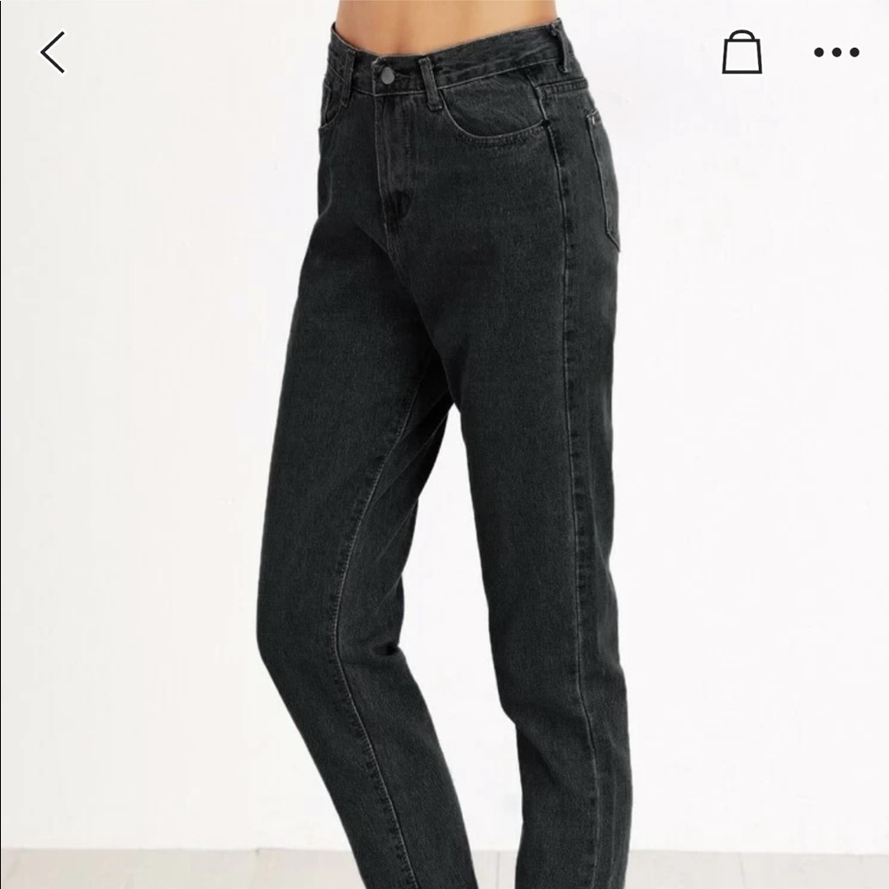 SHEIN High-Waisted Mom Jeans